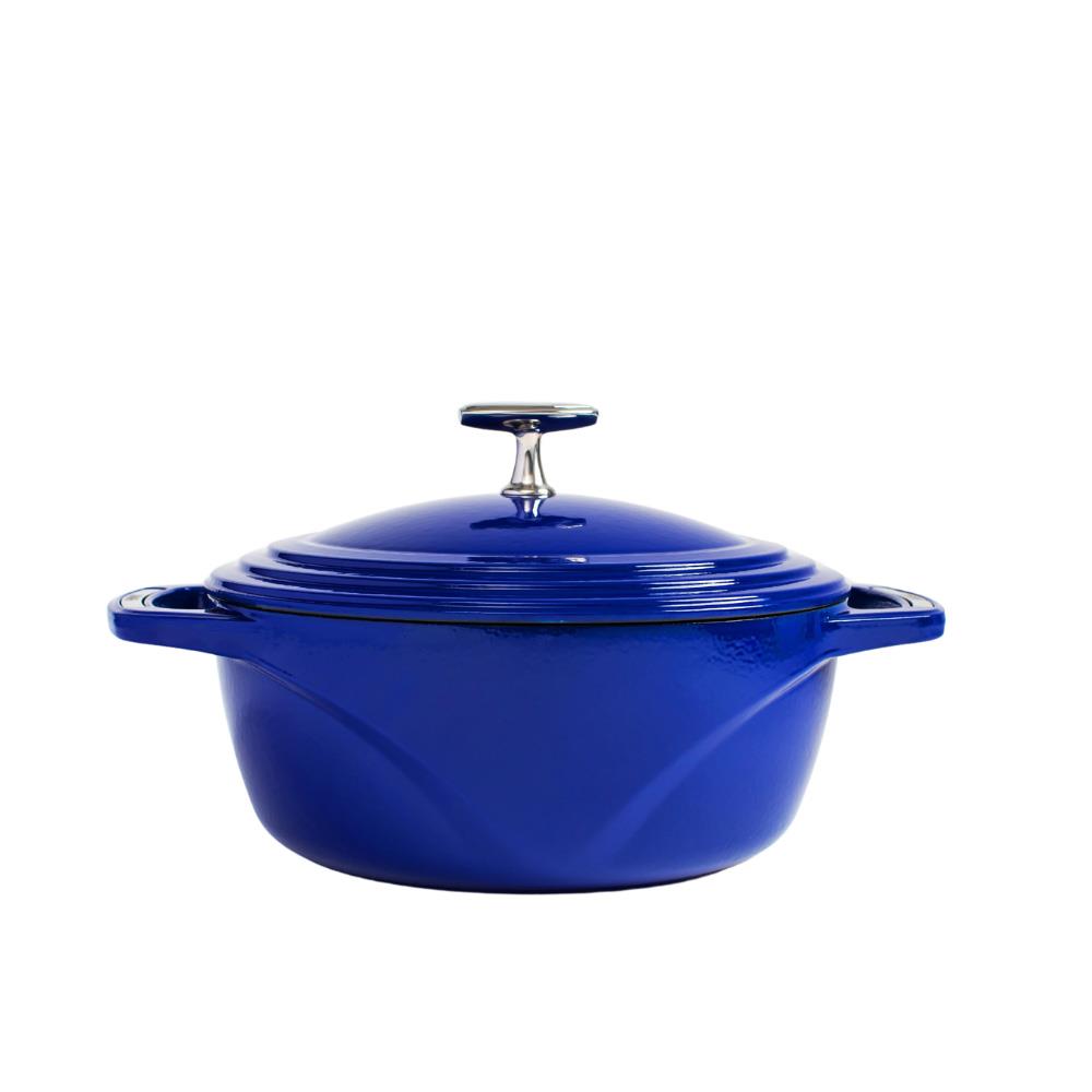 Lodge USA Enamel Dutch Oven 7.09L 30.2cm Smooth Sailing